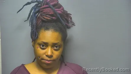 Mugshot of MIKEITA JENNE-LLORIN EVANS booked in Saginaw County, Michigan on May 30, 2026