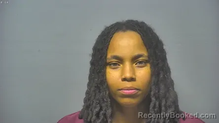 Mugshot of Tatiyana Niara Grant booked in Saginaw County, Michigan on August 8, 2026
