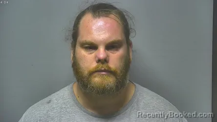 Mugshot of Christopher Nathan Gullette booked in Saginaw County, Michigan on August 13, 2026