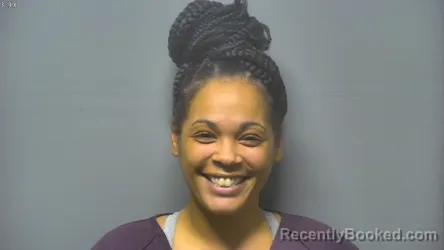 Mugshot of Chantel Aleesha Coleman booked in Saginaw County, Michigan on August 18, 2026