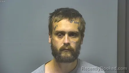Mugshot of Justin James Gath booked in Saginaw County, Michigan on September 30, 2026