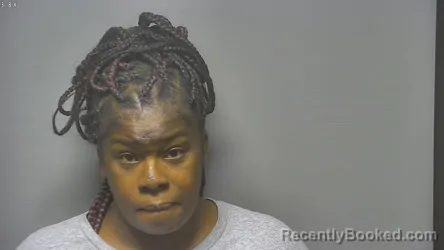 Mugshot of Quantina Antravonn Monroe booked in Saginaw County, Michigan on October 7, 2026