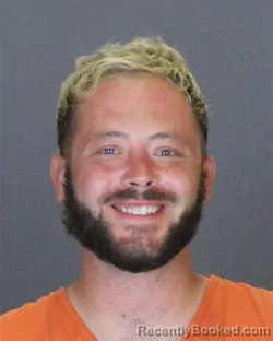 Mugshot of Nicholas Jonathan Alger booked in St Clair County, Michigan on August 14, 2026