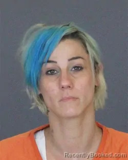 Mugshot of DESIREE RENEE SURLINE booked in St Clair County, Michigan on April 22, 2026