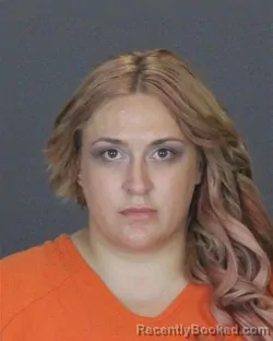 Mugshot of Caetlan Mae James booked in St Clair County, Michigan on August 12, 2026