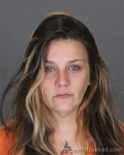 Mugshot of Megan Nikohl Brown booked in St Clair County, Michigan on October 23, 2026