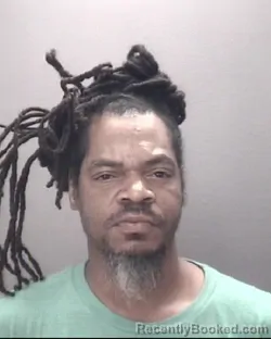 Mugshot of Travers Emanuel Faronte Johnson booked in Robeson County, North Carolina on August 21, 2026