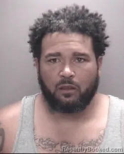 Mugshot of Richardo Martez Clark booked in Robeson County, North Carolina on September 28, 2026