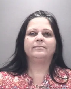 Mugshot of Bonnie Nichole Henderson booked in Robeson County, North Carolina on October 14, 2026