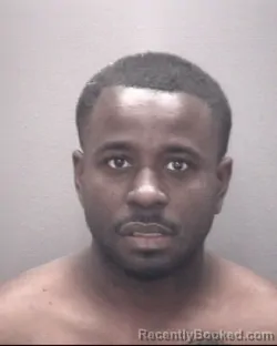 Mugshot of Shamon Odarrell Mitchell booked in Robeson County, North Carolina on October 25, 2026
