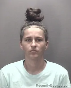 Mugshot of Bridget Nicole Villiers booked in Robeson County, North Carolina on August 12, 2026