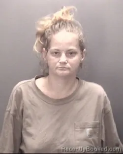 Mugshot of Shannon Leigh Barnes booked in Robeson County, North Carolina on August 27, 2026