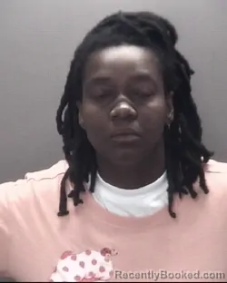 Mugshot of Jasmine Jamilla Brown booked in Robeson County, North Carolina on August 24, 2026