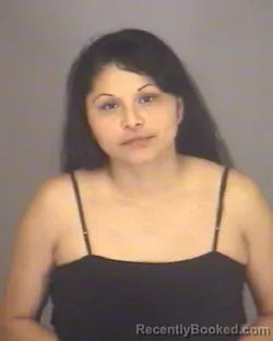 Mugshot of Ana Romero Hernandez booked in Robeson County, North Carolina on October 17, 2026