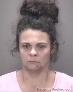 Mugshot of Amanda Marie Ross booked in Robeson County, North Carolina on October 14, 2026