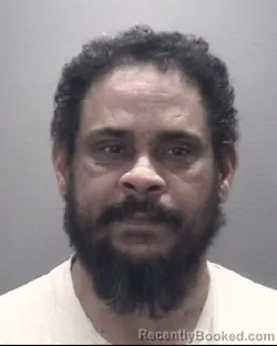 Mugshot of Keith Locklear booked in Robeson County, North Carolina on August 24, 2026