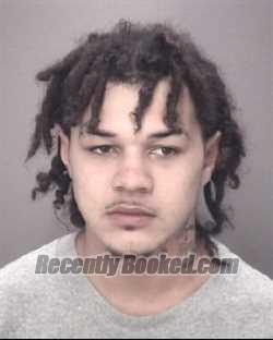 Booking photo from Robeson County, North Carolina