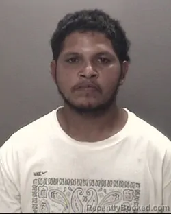 Mugshot of TYLER LAMAR ROJAS booked in Robeson County, North Carolina on August 3, 2026