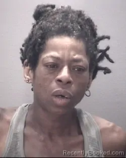 Mugshot of Tanika Davis booked in Robeson County, North Carolina on September 1, 2026