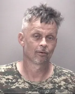 Mugshot of Danny Locklear booked in Robeson County, North Carolina on August 25, 2026