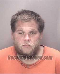 Booking photo from Robeson County, North Carolina