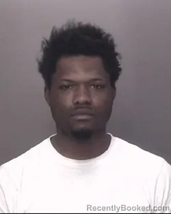 Mugshot of Alshawn Tyriek Mclaurin booked in Robeson County, North Carolina on August 25, 2026