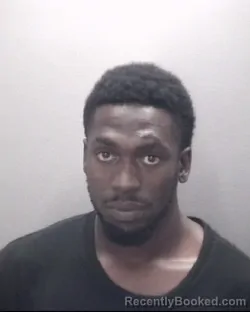 Mugshot of Omar Bowers booked in Robeson County, North Carolina on September 22, 2026