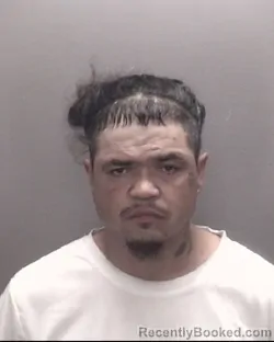 Mugshot of Dominic Montano booked in Robeson County, North Carolina on October 5, 2026