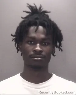 Mugshot of Quinten Drimaine Mclaurin booked in Robeson County, North Carolina on September 27, 2026