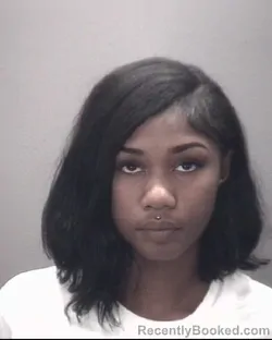 Mugshot of Aniyja Chante Summers booked in Robeson County, North Carolina on August 21, 2026