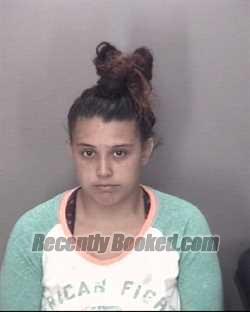 Booking photo from Robeson County, North Carolina