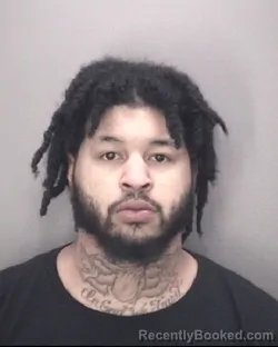 Booking photo from Robeson County, North Carolina