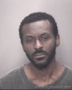 Mugshot of Lamel Robinson booked in Robeson County, North Carolina on October 10, 2026
