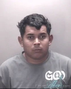 Mugshot of DAGOBERTO MUNOZ booked in Robeson County, North Carolina on July 21, 2026
