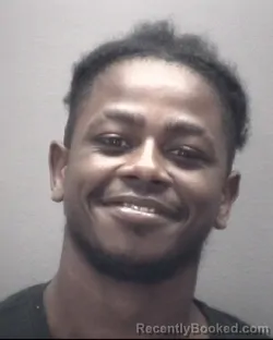 Mugshot of Charles Rayshawn Hughes booked in Robeson County, North Carolina on August 19, 2026