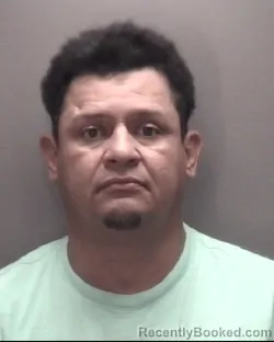 Mugshot of Jorge Francisco Narvaez-Gutierrez booked in Robeson County, North Carolina on August 26, 2026