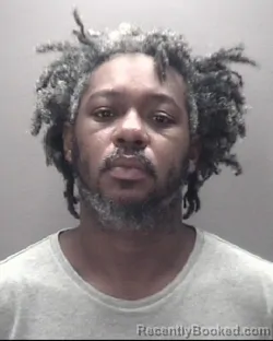 Mugshot of Jermaine Bernard Gaston booked in Robeson County, North Carolina on August 29, 2026
