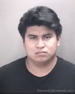 Mugshot of Luis Miguel Morales booked in Robeson County, North Carolina on August 30, 2026