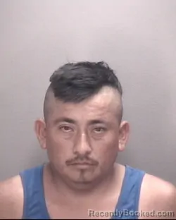 Mugshot of Eloy Gonzalez Cruz booked in Robeson County, North Carolina on September 26, 2026