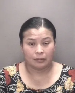 Mugshot of Sipriana Vail Lucas booked in Robeson County, North Carolina on September 27, 2026
