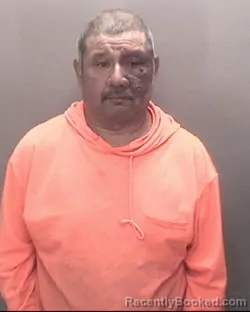 Mugshot of David Moreno Gonzalez booked in Robeson County, North Carolina on October 4, 2026