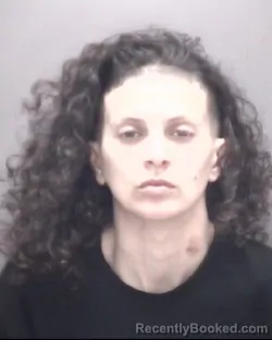 Mugshot of Kayla Maynard booked in Robeson County, North Carolina on October 25, 2026