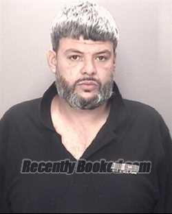 Booking photo from Robeson County, North Carolina