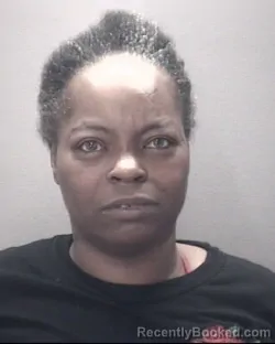 Mugshot of Sheena Denise Mcnair booked in Robeson County, North Carolina on August 7, 2026