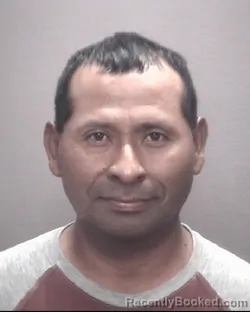 Mugshot of JOSUE NERI ORTIZ booked in Robeson County, North Carolina on April 16, 2026