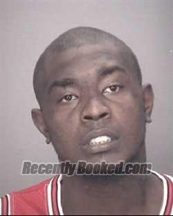 Booking photo from Robeson County, North Carolina