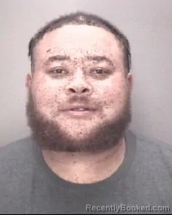 Booking photo from Robeson County, North Carolina