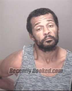 Booking photo from Robeson County, North Carolina