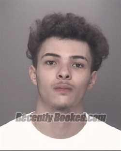 Booking photo from Robeson County, North Carolina