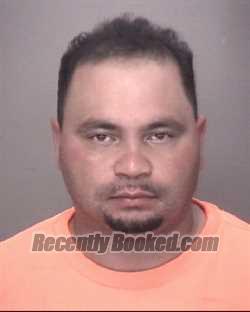 Booking photo from Robeson County, North Carolina